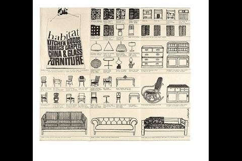 Habitat launched its catalogue in 1966